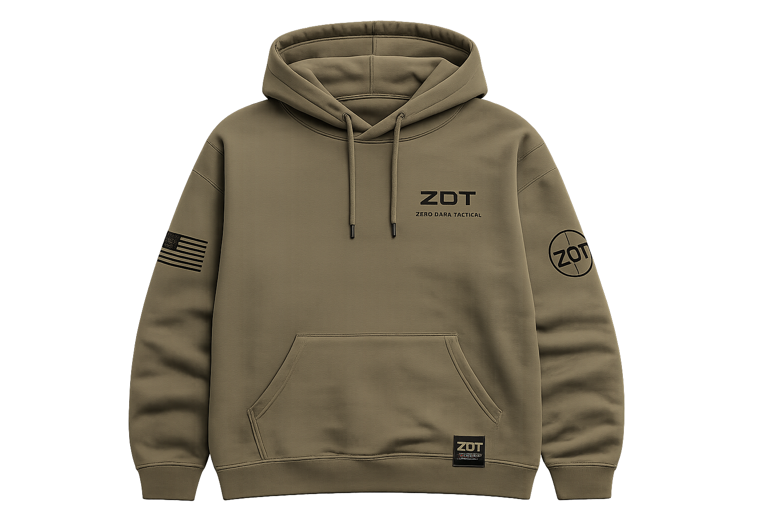 Olive Zero Dark Tactical hoodie