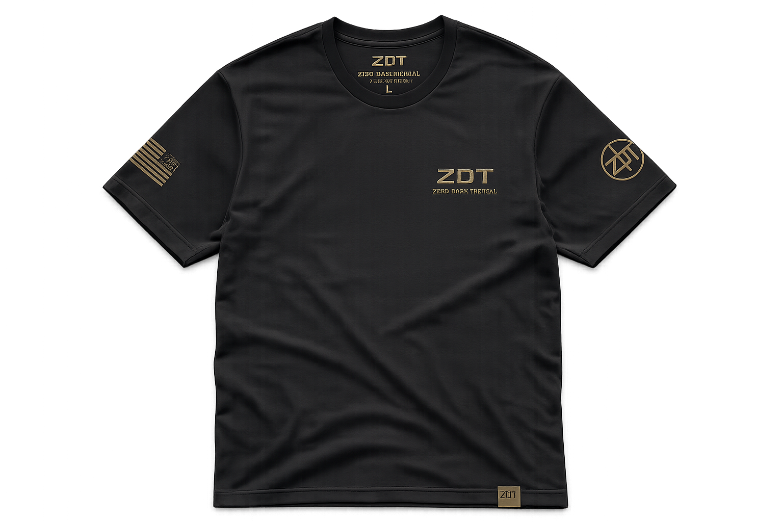 Black Zero Dark Tactical T-shirt